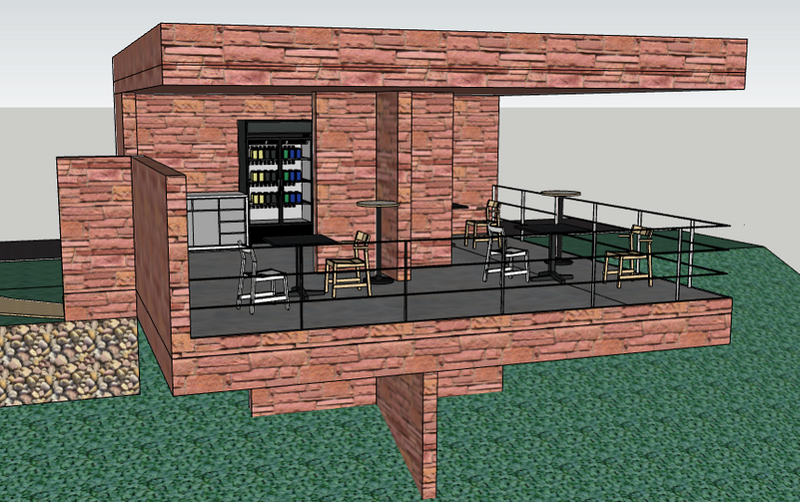 Work in the middle of the complex.