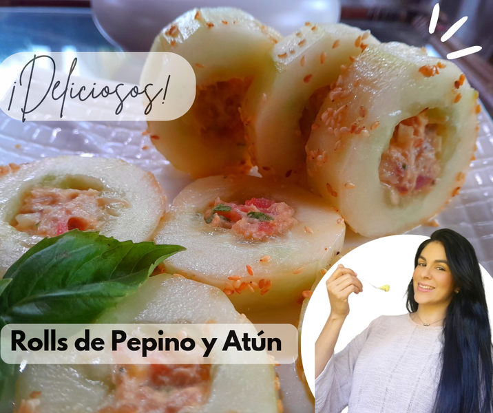 Deliciosos Rolls de Pepino y Atún 💚🥒🥢 [ Esp/Eng]