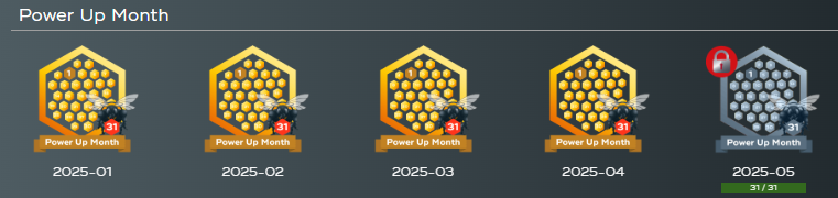 Quinto mes completado #powerup