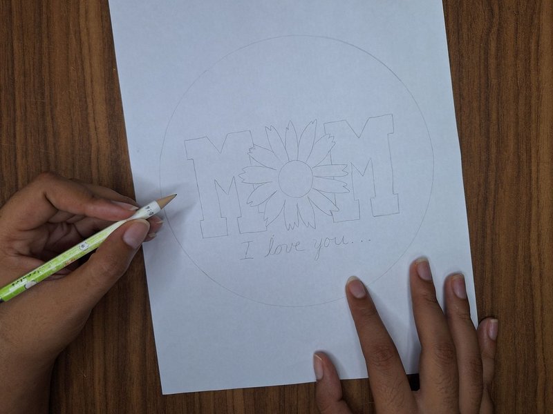 [EN-ES] How to make an embroidery dedicated to mom? // ¿Cómo hacer un bordado dedicado a mamá?
