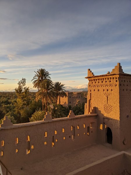 A Famous Kasbah, A New Friend & A Magical Sunset View Over Skoura, Morocco's Lush Oasis