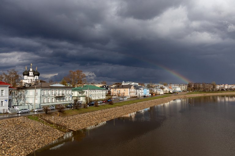 The first thunderstorm in Vologda