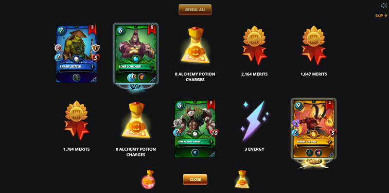 Amazing Gold Foil Sorriel the Bale from 10 Ultimate Reward Chests!