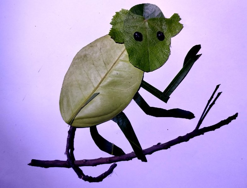 Flame Monkey  Art in the touch of nature