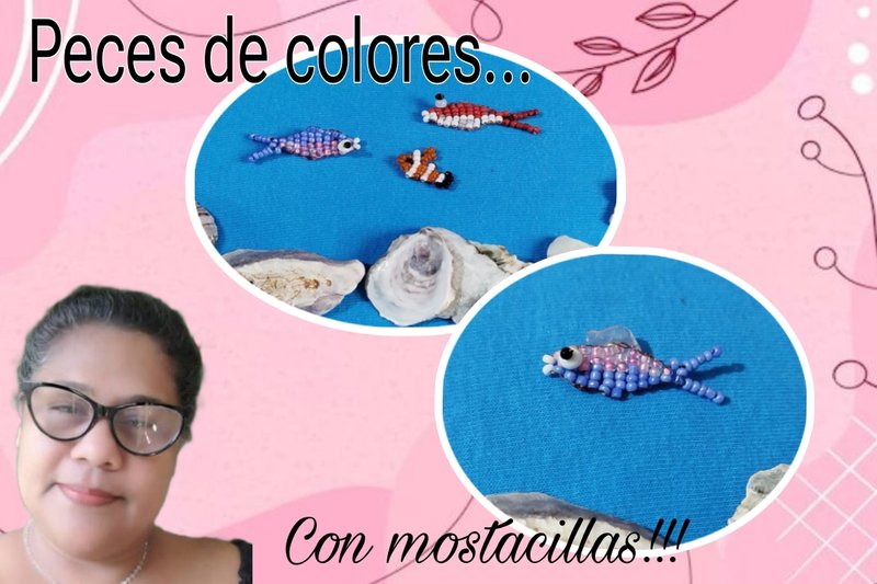 🐠🐟 Lindos pecesitos de colores en mostacillas 🐟🐟// 🐠🐟 Cute little colorful fish in beads 🐟🐟