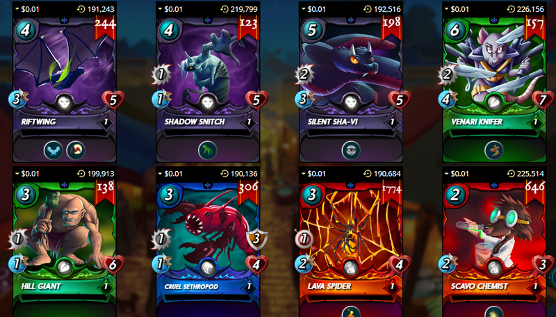 Splinterlands Card Giveaway #250