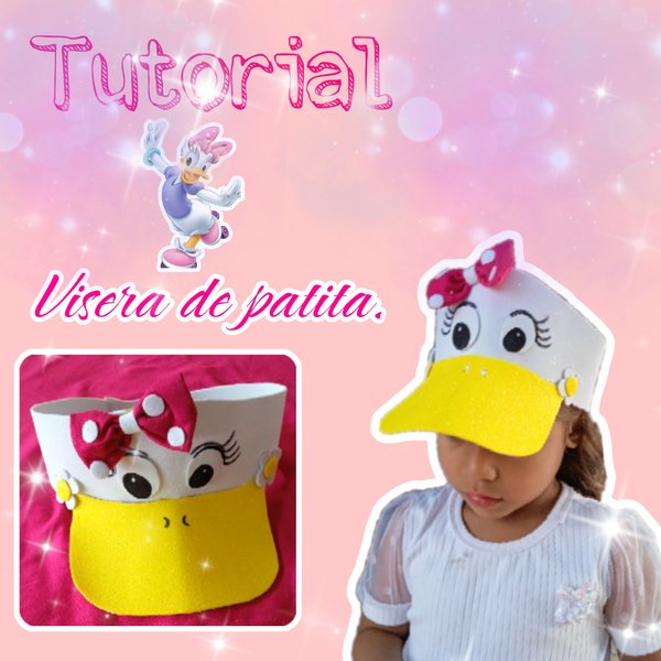 Tutorial: foam visor for girls😍🌼❤️.[Eso/Ing]
