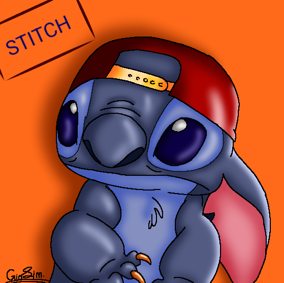 A Digital Art of Stitch (Hood version)