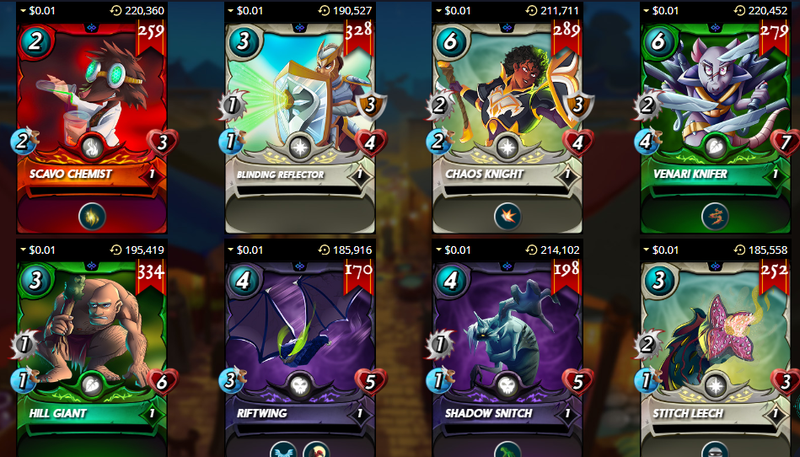 Splinterlands Card Giveaway #253