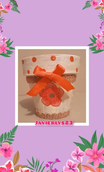 ENVASE DE BARRO RECICLADO PARA COLOCAR PLANTAS - RECYCLED CLAY CONTAINER FOR PLACING PLANTS(ESP/ENG).