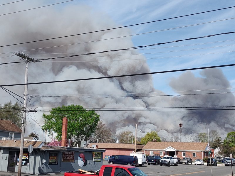 Brush Fires In South Jersey