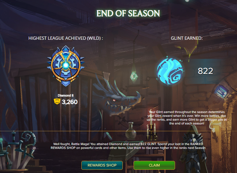 Splinterlands Season Rewards - Diamond II | June 17 2024