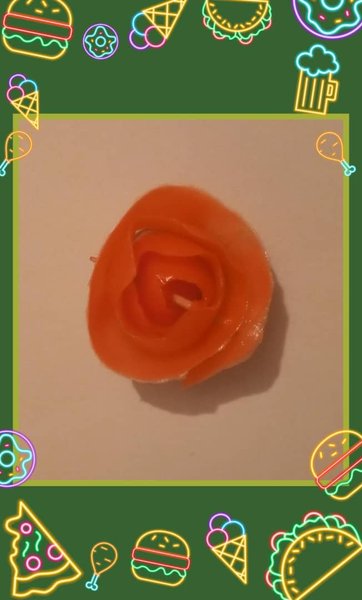 ROSA HECHA CON TOMATE, ARTE MUKIMONO - ROSE MADE FROM TOMATO, MUKIMONO ART (SPA/ENG)