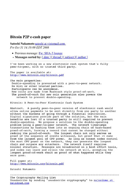 Happy Bitcoin Whitepaper Day