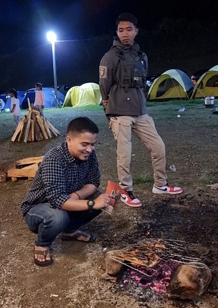 Camping & Enjoying Grilled Fish
