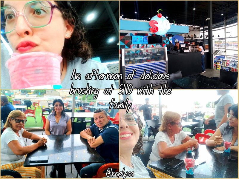 Una tarde de delicioso cepillado en SNO con la familia. | An afternoon of delicious brushing at SNO with the family