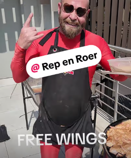 FREE HotWings - Come get yours at Rep en Roer