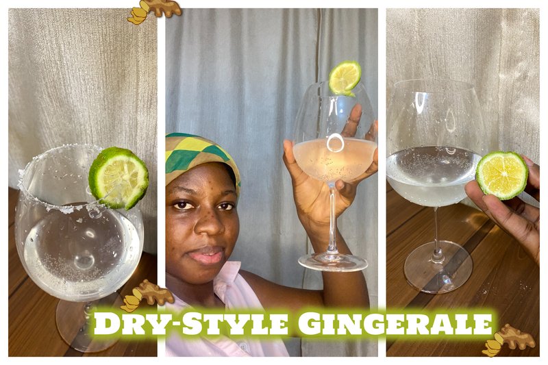 Refreshing Dry-style Gingerale drink |Refrescante bebida Gingerale al estilo Dry 