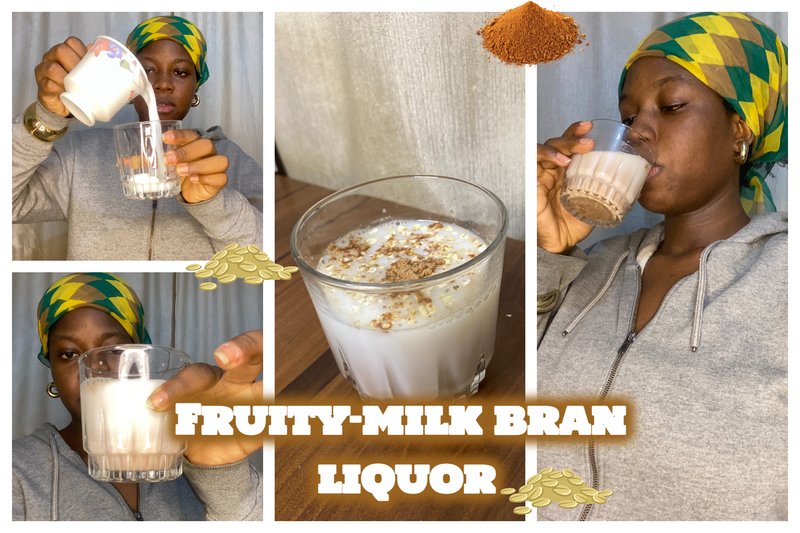 Fruity-milk bran liquor | Licor de salvado lácteo 