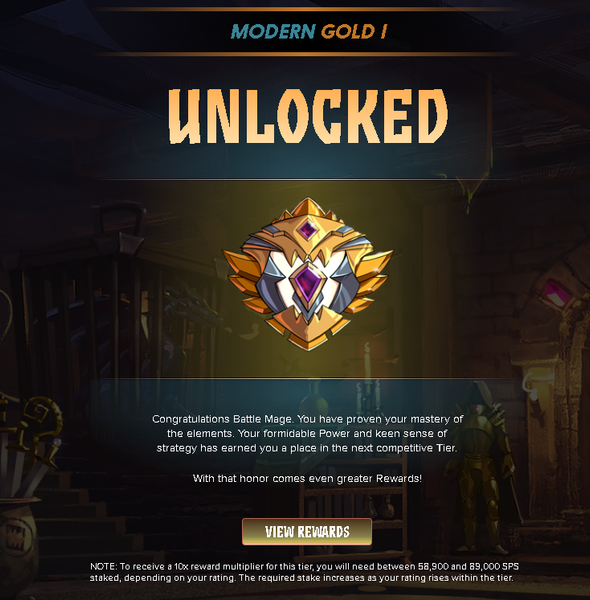 Finally Unlocked Gold I and Looting Reward Chests