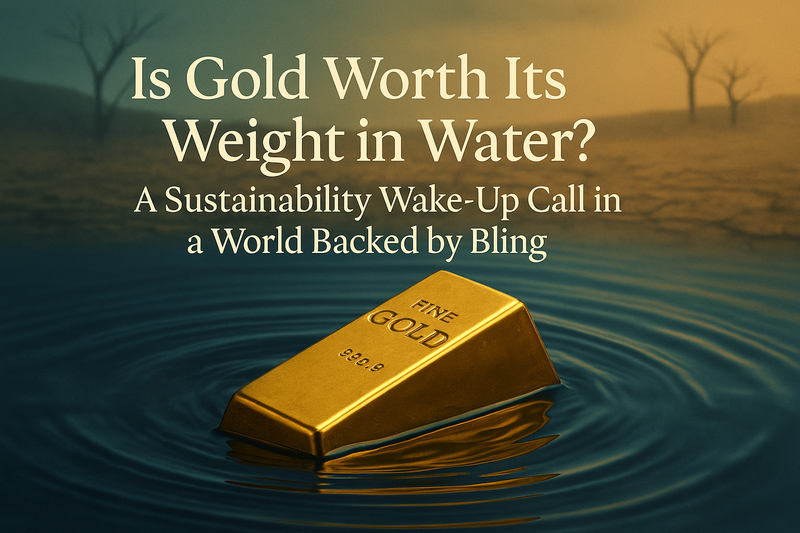 Is Gold Worth Its Weight in Water? A Sustainability Wake-Up Call in a World Backed by Bling