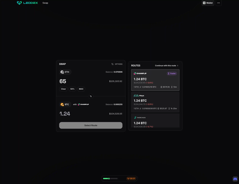 LeoDex V3 is LIVE! | Thorchain, Maya, ChainFlip and Rango Integrated + 12 New Wallets