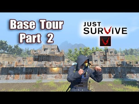 [Video] Just Survive Base Tour 2 | Steeple and Minimalist Support Design #justsurvive