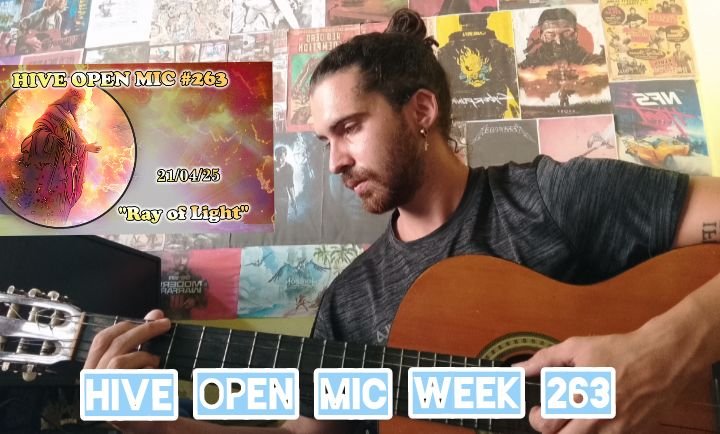 Hive Open Mic Week 263|| Nube de luz: cover by superjavi. [Es/En]n]