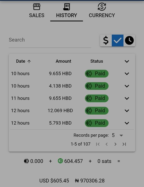 History - a powerful record-keeping feature of Distriator POS app.