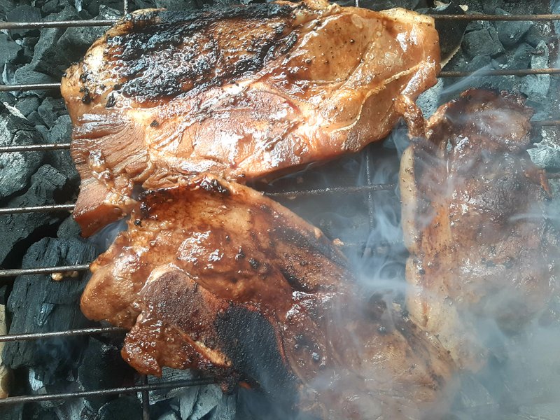 GRILLING PORK LIEMPO FOR LUNCH :  #Lam-lam Diary 011