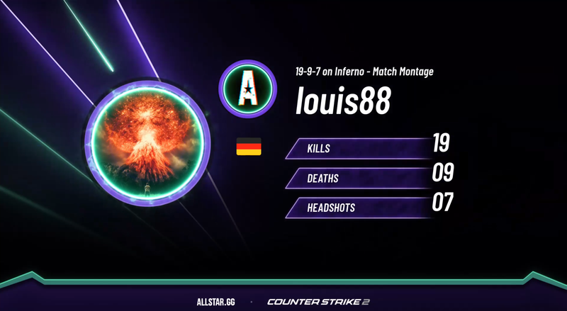 My CS:2 Highlights from a yesterdays Match - Powered by AllStar.gg