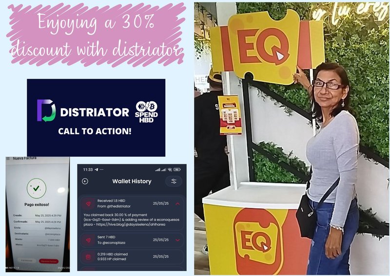 Enjoying a 30% discount with distriator (Esp/Eng)