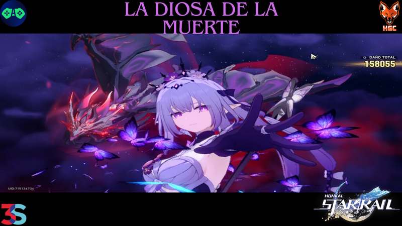 The Goddess of Death and Her Mega Dragon / Honkai Star Rail (Eng/Esp)
