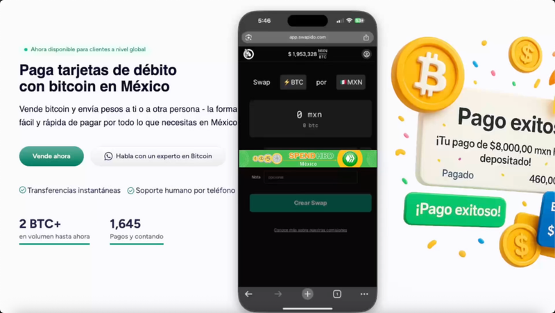 Cambiar HBD a Pesos Mexicanos por medio de Swapido