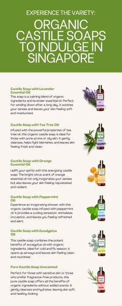 Experience the Variety: Organic Castile Soaps to Indulge in Singapore