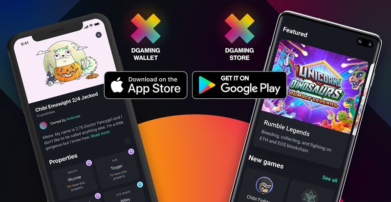 DGaming Wallet - Mobile Crypto Wallet For Blockchain Gamers