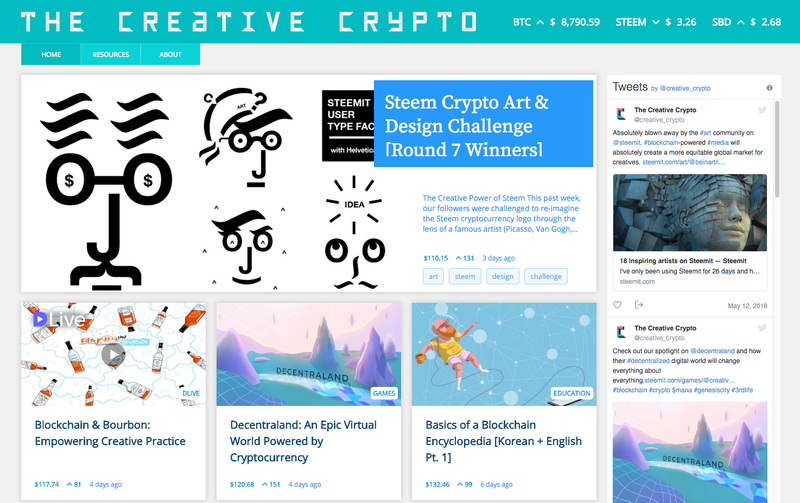 The Creative Crypto - Now Live!