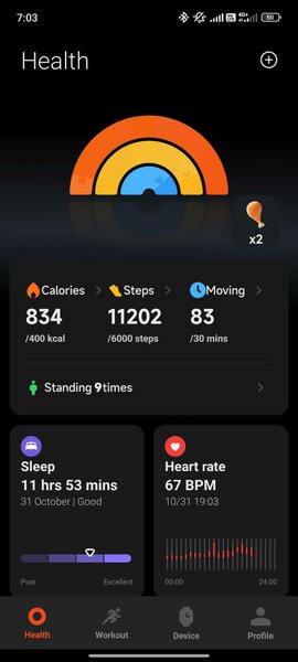 My Actifit Report Card: October 31 2024