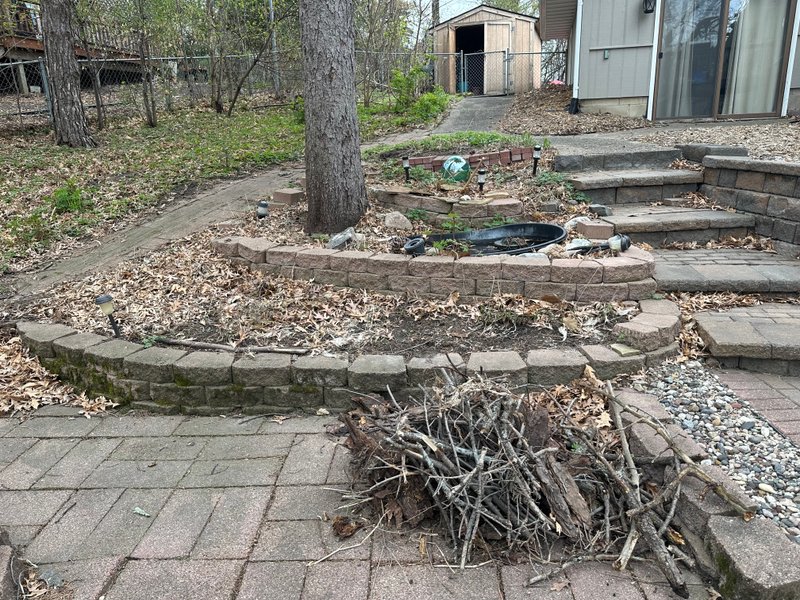 The garden cleanup continues: April 27 2025