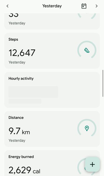 My Actifit Report Card: May 6 2025