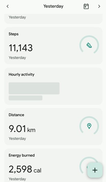 My Actifit Report Card: May 8 2025