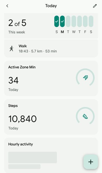 My Actifit Report Card: May 12 2025