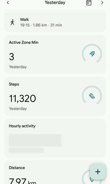 My Actifit Report Card: May 22 2025