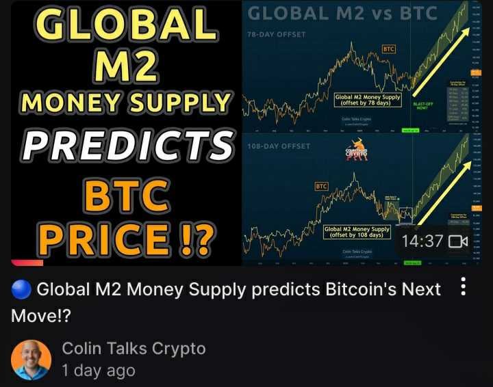 Global M2 Money Supply Predicts Bitcoin Next Move ? 