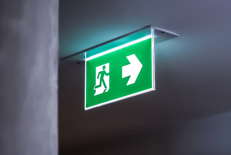 A crisis escape route in five minutes