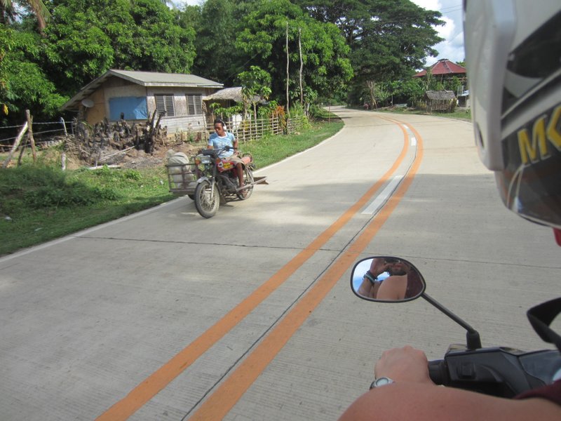 How to Crash a moped at a beautiful beach in the Philippines. 