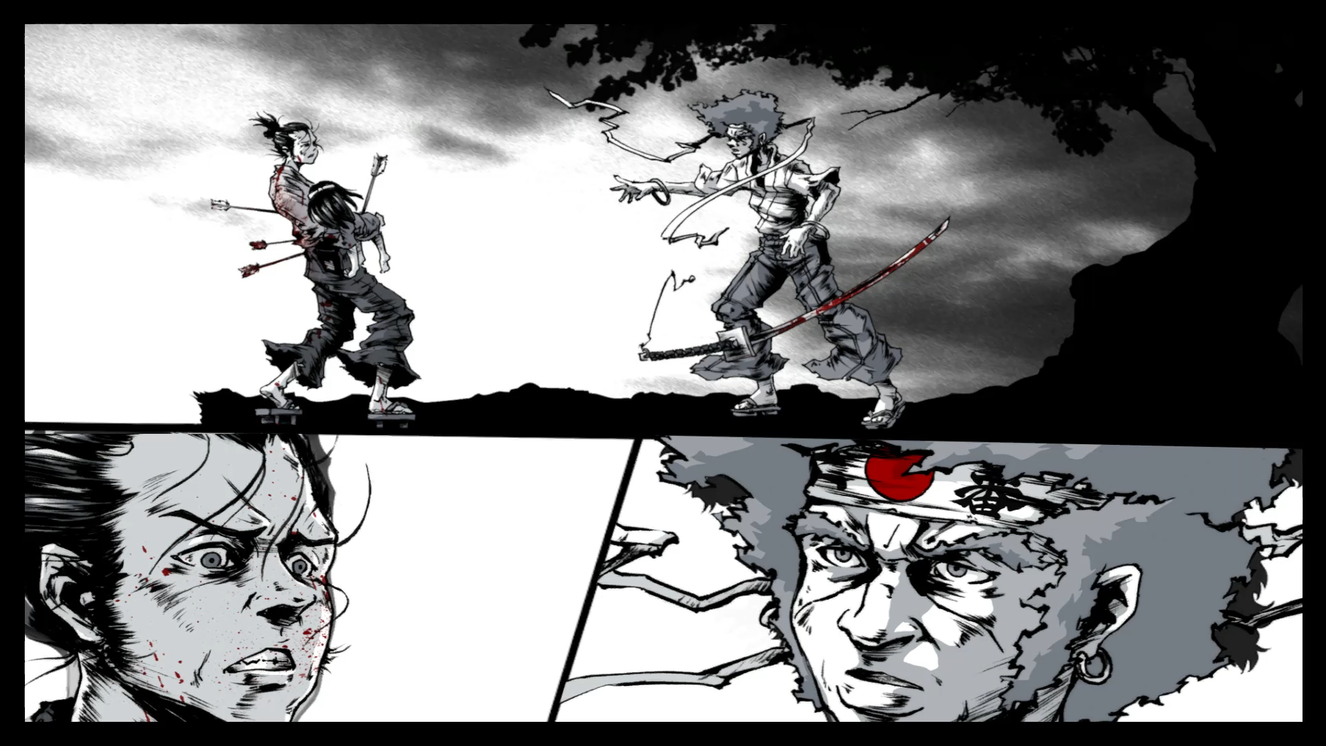 Afro Samurai 2: Revenge of Kuma Anime Desenho Manga, Tatuagem