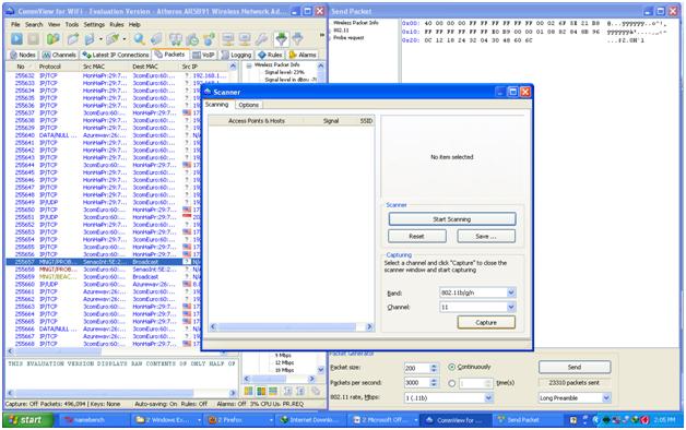 Figure 12. Capturing the packet again on channel 11.jpg