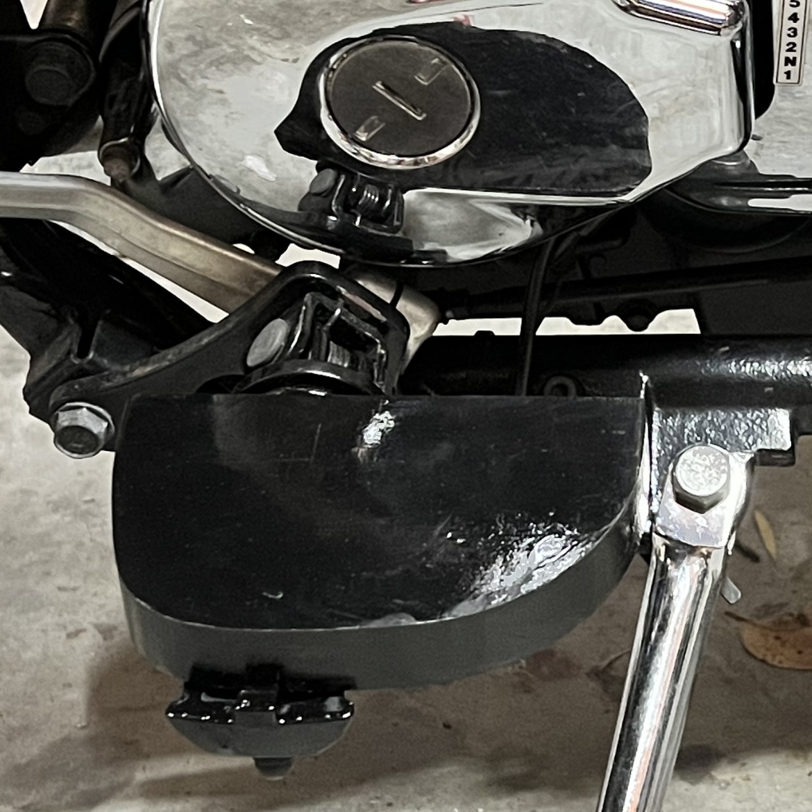 DIY Motorcycle floorboard