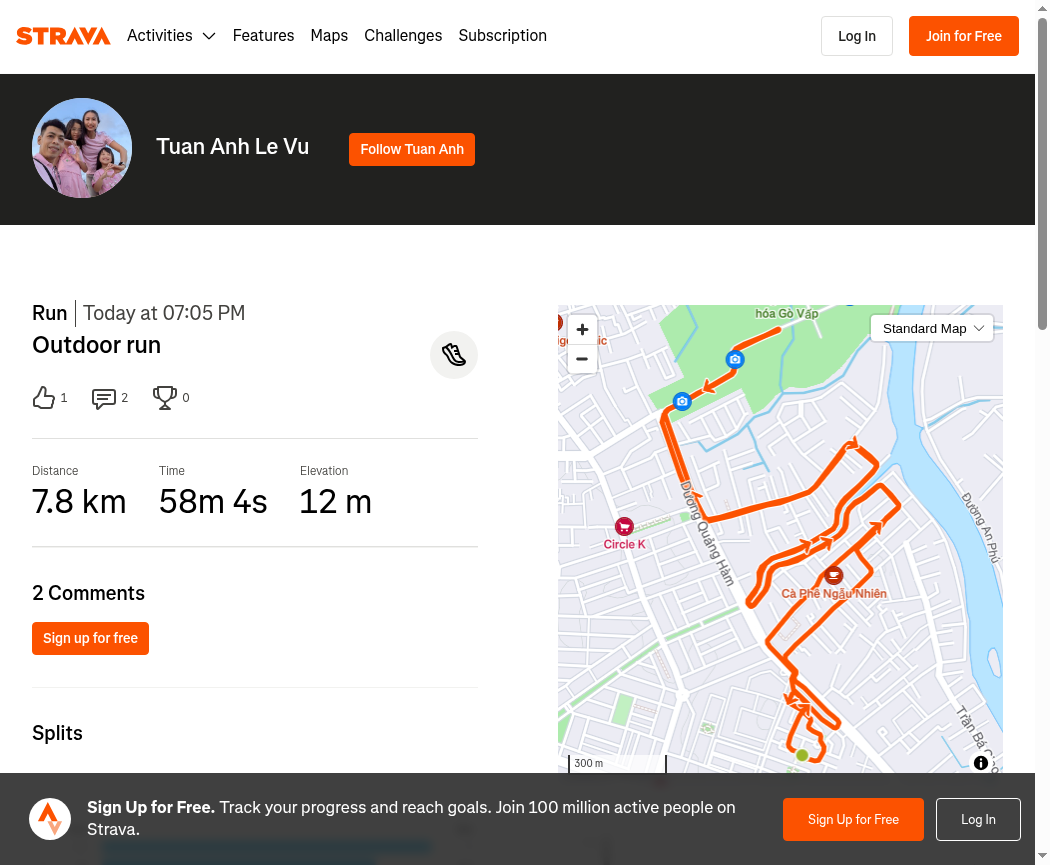 Outdoor run